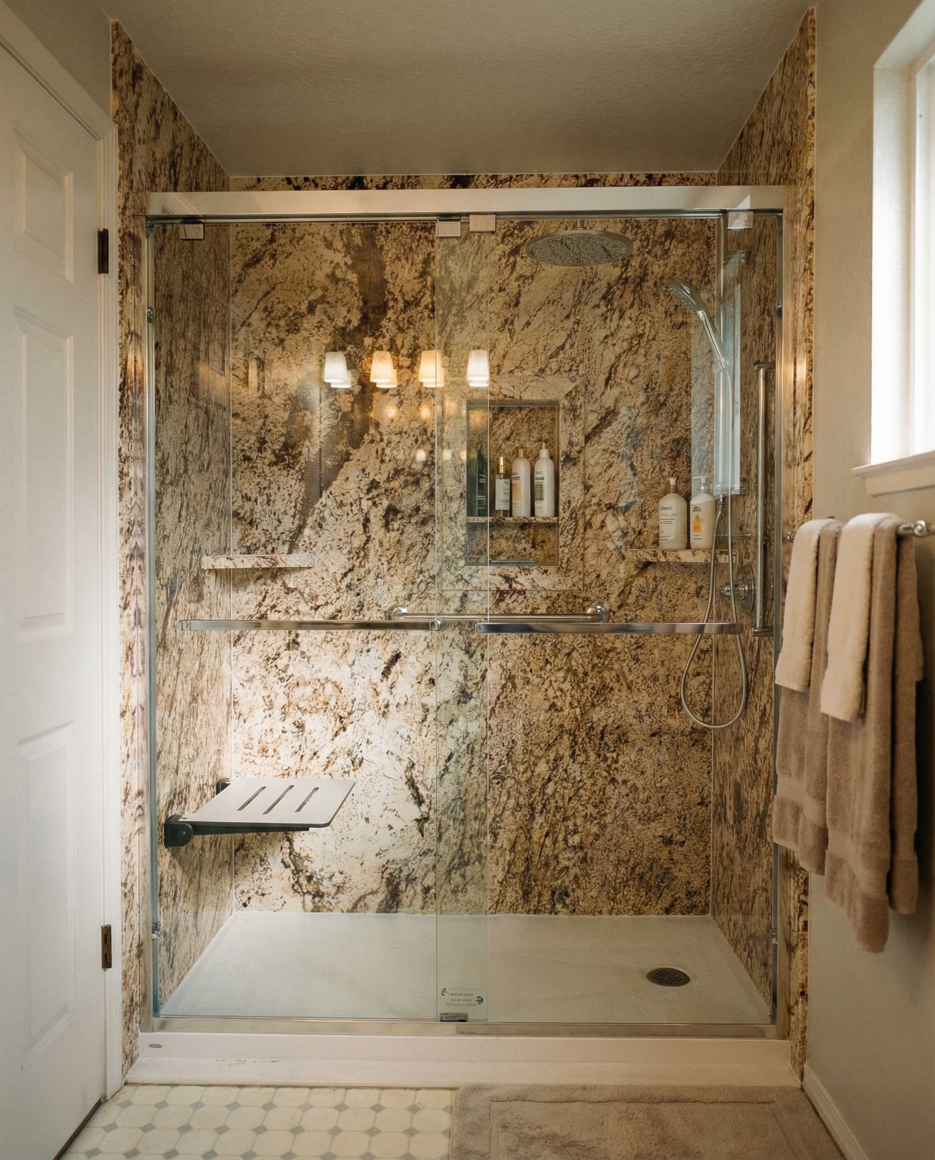 Completed Seattle bathroom remodel after the final walkthrough